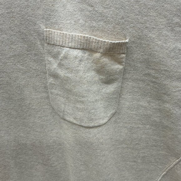 2X Top Tulip Hem Oversized Isaac Mizrahi Live A397083-Heather Oatmeal - Picture 5 of 11